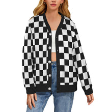 Load image into Gallery viewer, Checker Ribbed Cardigan
