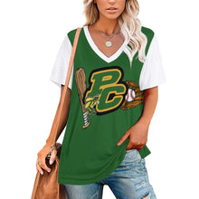 Load image into Gallery viewer, Women Short-Sleeve V-Neck T-Shirt
