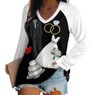 Women Long Sleeve Loose Tee