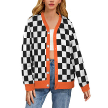 Load image into Gallery viewer, Checker Ribbed Cardigan
