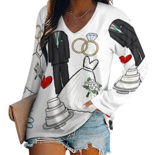 Load image into Gallery viewer, Women&#39;s Long Sleeve Loose Tee
