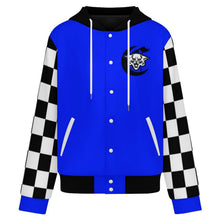 Load image into Gallery viewer, Design Unisex Hooded Baseball Jacket
