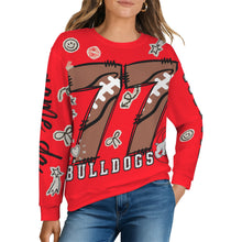 Load image into Gallery viewer, Junk Bulldog 1 Women's Crew Neck Sweater (Model H75)
