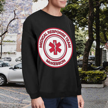 Load image into Gallery viewer, McK 8 Unisex Fleece Sweatshirt (Front Print)
