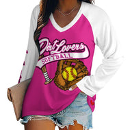 Women's Long Sleeve Loose Tee (TLREV2) Long sleeve loose tee