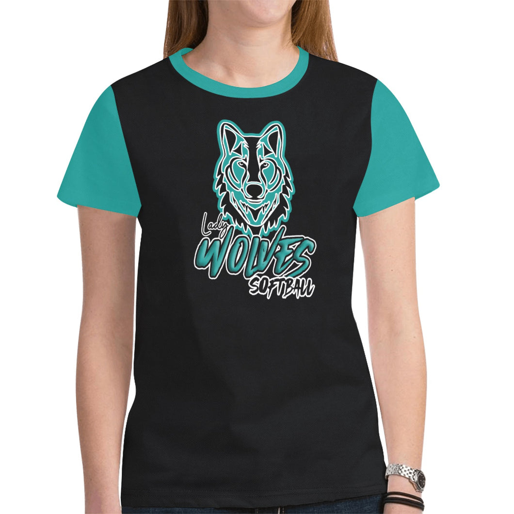 LW 3 New All Over Print T-shirt for Women (Model T45)
