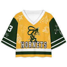 Load image into Gallery viewer, Design Women's Crop Rugby Jersey
