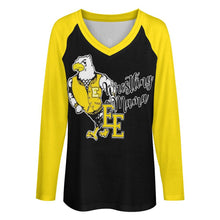 Load image into Gallery viewer, Eagle Senior Wrestling Mama- The Last Take Down Season- Long sleeve loose tee
