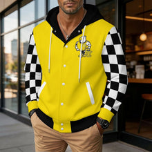 Load image into Gallery viewer, Design Unisex Hooded Baseball Jacket
