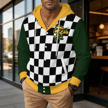 Load image into Gallery viewer, Design Unisex Hooded Baseball Jacket
