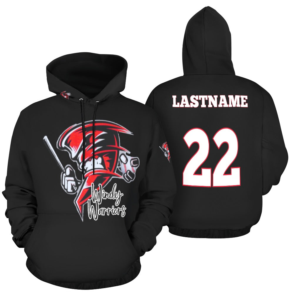 Windy Warriors 13 All Over Print Hoodie for Men (USA Size) (Model H13)