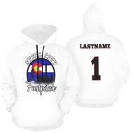Steel City men white All Over Print Hoodie for Men (USA Size) (Model H13)
