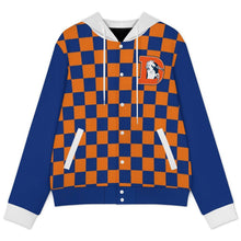 Load image into Gallery viewer, Design Unisex Hooded Baseball Jacket
