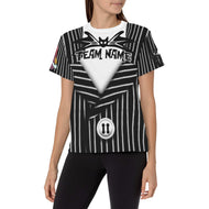 Jack Love Women's All Over Print Crew Neck T-Shirt (Model T40-2)