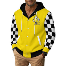 Load image into Gallery viewer, Design Unisex Hooded Baseball Jacket
