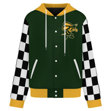 Load image into Gallery viewer, Design Unisex Hooded Baseball Jacket
