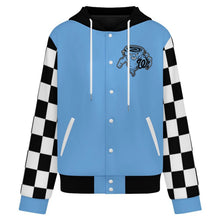 Load image into Gallery viewer, Design Unisex Hooded Baseball Jacket
