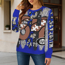 Load image into Gallery viewer, Junk Wildcat Women's Crew Neck Sweater (Model H75)
