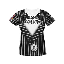 Load image into Gallery viewer, Jack Love Women&#39;s All Over Print Crew Neck T-Shirt (Model T40-2)
