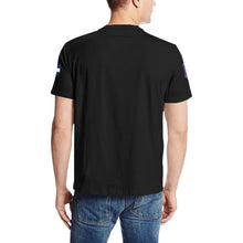 Load image into Gallery viewer, PS BLACK SHIRT Men&#39;s All Over Print T-Shirt (Solid Color Neck) (Model T63)
