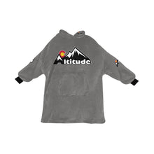 Load image into Gallery viewer, Altitude Sherpa Lined Hoodie Grey Blanket Hoodie for Women
