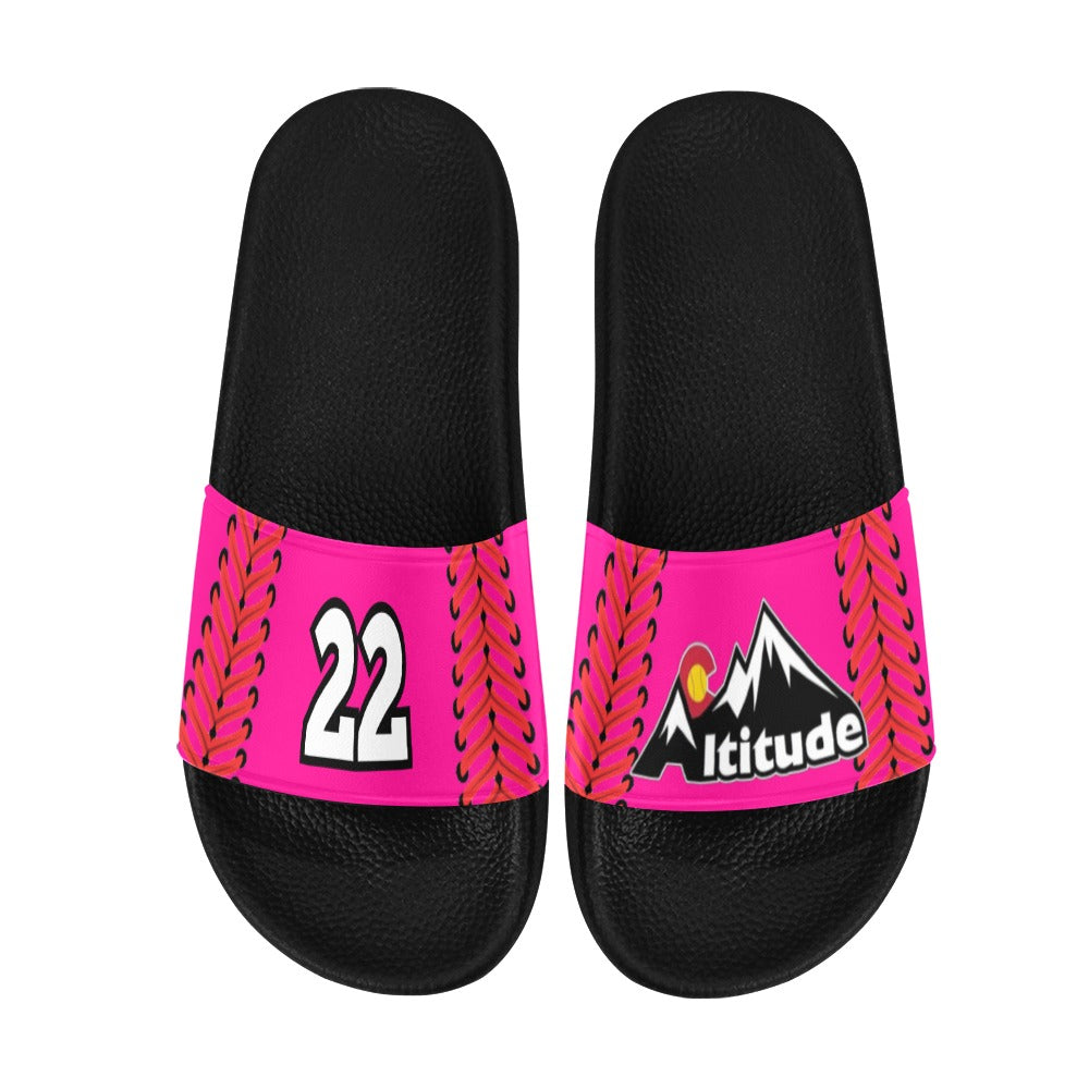 Altitude Slides 2 Pink Men's Slide Sandals (Model 057)