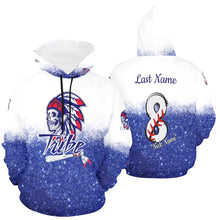 Load image into Gallery viewer, Tribe Mom Glitter Hoodie Bs All Over Print Hoodie for Women (USA Size) (Model H13)
