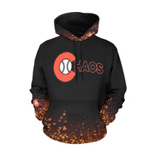 Load image into Gallery viewer, Chaos Orange Glitter Hoodie No Customization All Over Print Hoodie for Women (USA Size) (Model H13)
