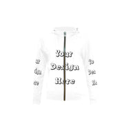 Custom Your Design Here- Zip-Up Child All Over Print Full Zip Hoodie for Kid (Model H14)