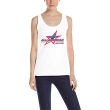 Load image into Gallery viewer, All American Tank White Words Women Women&#39;s Tank Top
