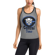 Central Dance Tank 2 Women's Racerback Tank Top (Model T60)