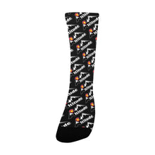 Load image into Gallery viewer, Altitude Sock Black Custom Socks for Women
