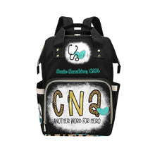Load image into Gallery viewer, CNA 2/Nurse Bag Leopard Multi-Function Backpack Bag (Model 1688)
