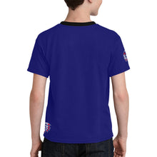 Load image into Gallery viewer, Tribe Navy Kid NO Number Kids&#39; All Over Print T-shirt (Model T65)
