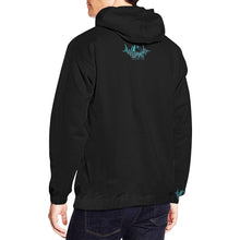 Load image into Gallery viewer, Summit Men Fit Hoodie Black All Over Print Hoodie for Men (USA Size) (Model H13)

