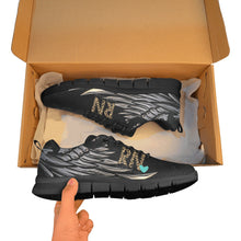 Load image into Gallery viewer, RN Shoe Nurse Symbol Blacked out overlay Women&#39;s Breathable Running Shoes (Model 055)

