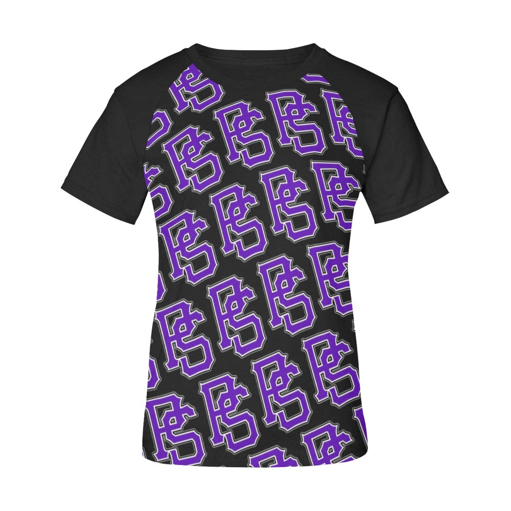 PS Rag Women's Raglan T-Shirt/Front Printing (Model T62)