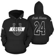 Load image into Gallery viewer, South Universal Hoodie Black/black Name/Number All Over Print Hoodie for Men (USA Size) (Model H13)
