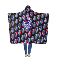 Tribe Hooded Blanket 3 Flannel Hooded Blanket 56''x80''