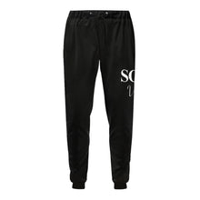 Load image into Gallery viewer, Unisex black south volleyball Unisex All Over Print Sweatpants (Model L11)
