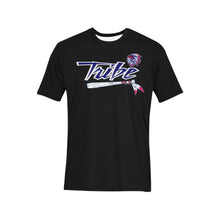 Load image into Gallery viewer, Tribe Shirt Left Chest Black Tribe 2 Men&#39;s All Over Print T-Shirt (Solid Color Neck) (Model T63)
