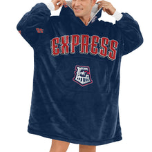 Load image into Gallery viewer, Express Fleece Blanket Hoodie F Blanket Hoodie for Men
