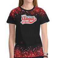 Angels 8 New All Over Print T-shirt for Women (Model T45)