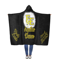 East Aquilas Dance Flannel Hooded Blanket 56''x80''