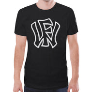 WF Men Shirt Mesh Grey LastName/Number Black New All Over Print T-shirt for Men (Model T45)