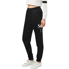 Load image into Gallery viewer, Unisex black south volleyball Unisex All Over Print Sweatpants (Model L11)
