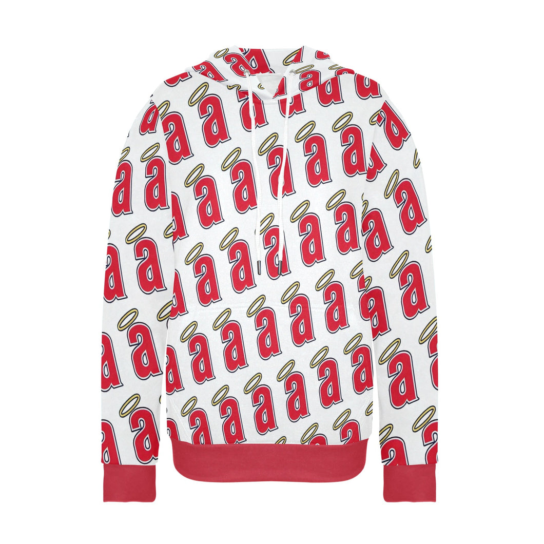 Angels 40 Women's Long Sleeve Fleece Hoodie (Model H55)