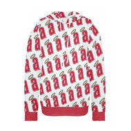 Angels 40 Women's Long Sleeve Fleece Hoodie (Model H55)