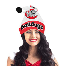 Load image into Gallery viewer, Bulldog Santa Hat Santa Hat

