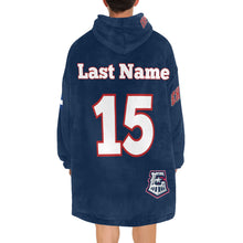 Load image into Gallery viewer, Express Fleece Blanket Hoodie F Blanket Hoodie for Men
